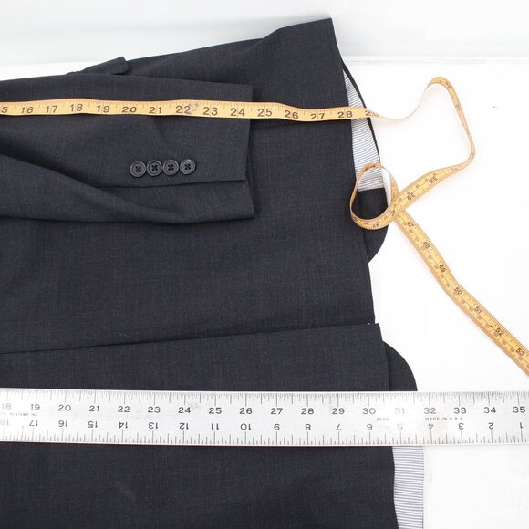 Brooks Brothers Sport Coat Mens 42R Explorer Fitzgerald Fit Business dark gray - Picture 5 of 14